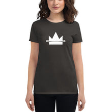Load image into Gallery viewer, Women&#39;s Classic White Darb Ellipse Crown Logo Short Sleeve T-Shirt
